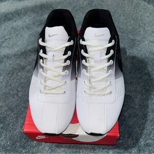 NIKE Shox4 (2022) Black and White Gradient Sneakers Men’s 7/Women’s 8